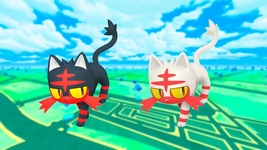 Litten brilhante em Pokémon Go