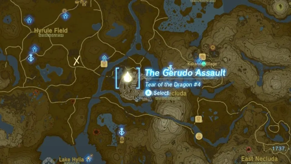 O ataque de Gerudo