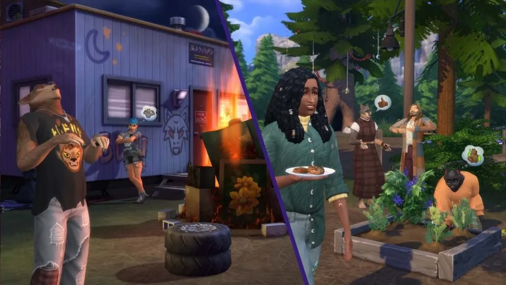 Gameplay von Die Sims 4 Werwölfe