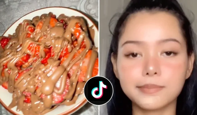 TikToker schließen sich zusammen, um mit Schokolade überzogene Erdbeeren zum beliebtesten Video von TikTok zu machen