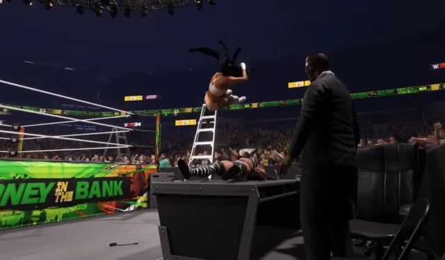 WWE 2K24: Jak przepuścić przeciwnika przez stół ogłaszający