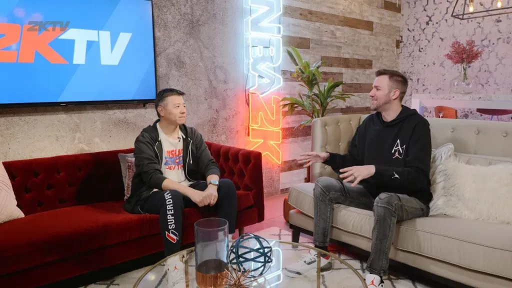 Chris Manning y Mike Wang en NBA 2K24 2KTV