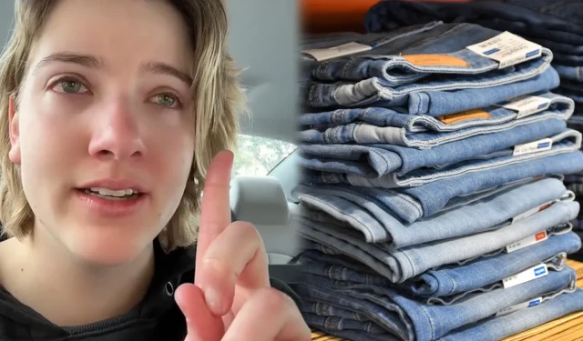 Mujer se vuelve viral tras derrumbarse al comprar jeans: “No puedo hacerlo”