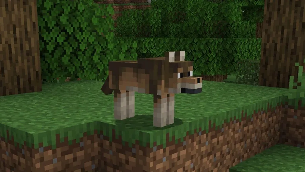 lobo del bosque minecraft