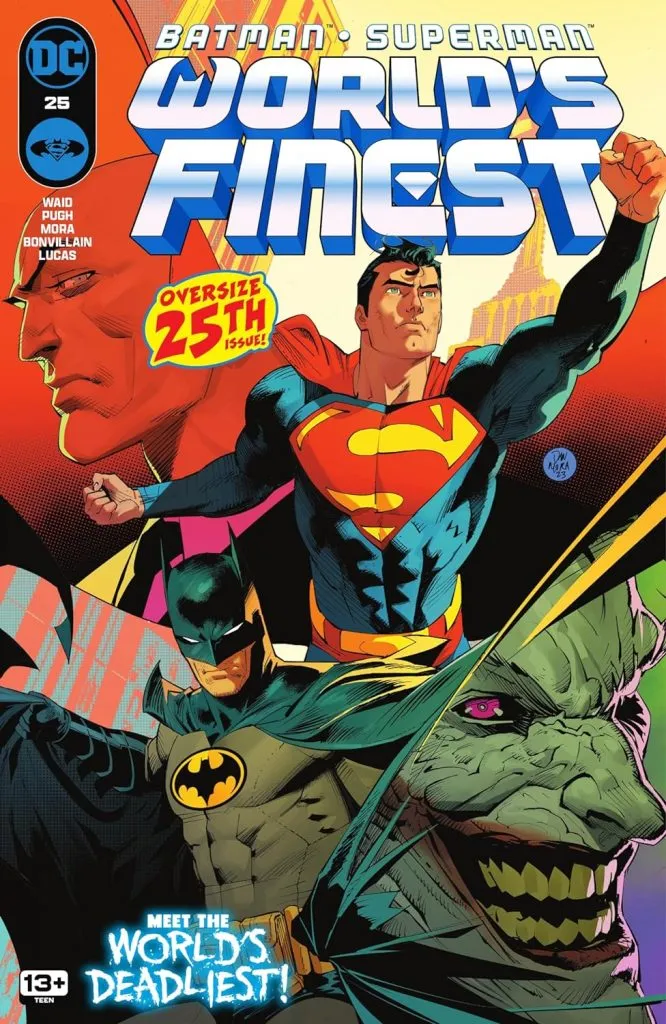 蝙蝠俠/超人：世界上最好的 #25 封面藝術