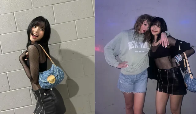 BLACKPINK Sensacional All-Black Stunner de Lisa rouba os holofotes no show de Taylor Swift, desencadeando um frenesi de moda nas mídias sociais