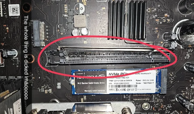 Il giocatore emette un avviso dopo aver ricevuto un PC da gioco preassemblato “realmente fottuto”.