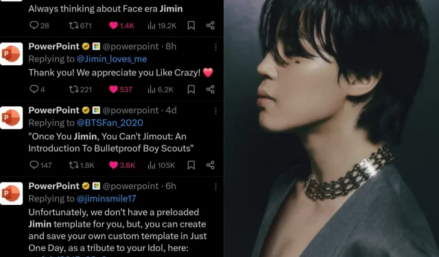 BTS Jimin Charm : la démonstration publique d’affection de PowerPoint pour l’idole suscite l’intrigue : « Une fois que vous êtes Jimin, vous ne pouvez pas Jimout »