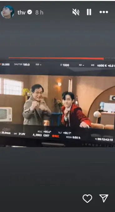 BTS V, Jackie Chan