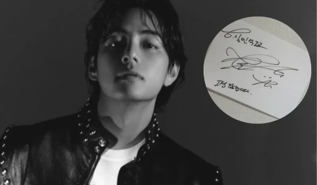 Les K-internautes réagissent à l’histoire amusante d’avoir obtenu l’autographe de BTS V dans l’armée