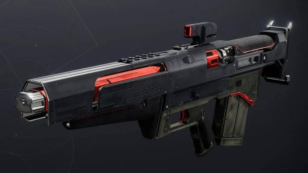 《天命 2》中的高爐脈衝步槍。
