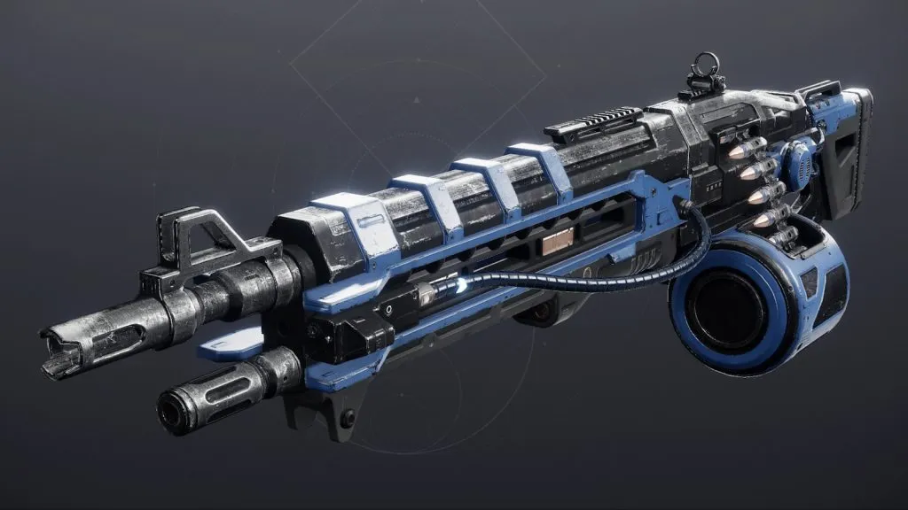 Mitrailleuse exotique Thunderlord de Destiny 2.