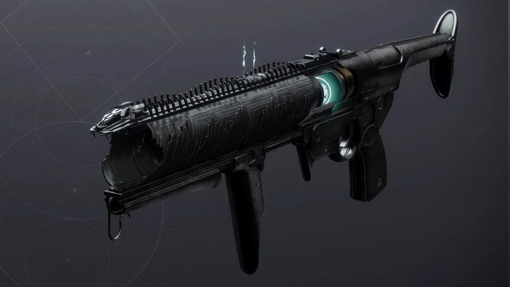 Exotischer Granatwerfer von Witherhoard aus Destiny 2.