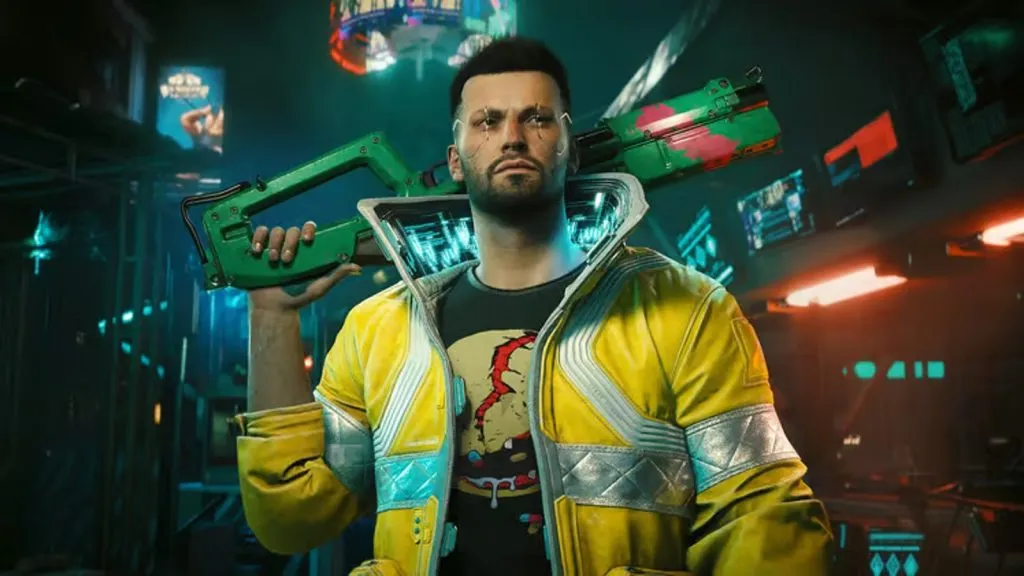 Obraz V w Cyberpunk 2077.