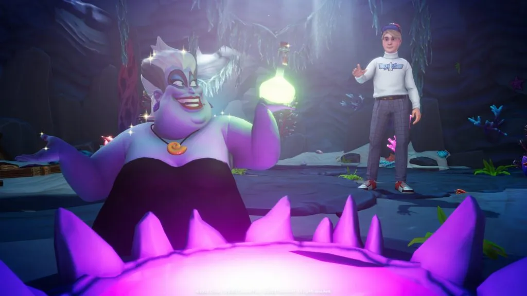 Ursula dans Disney Dreamlight Valley