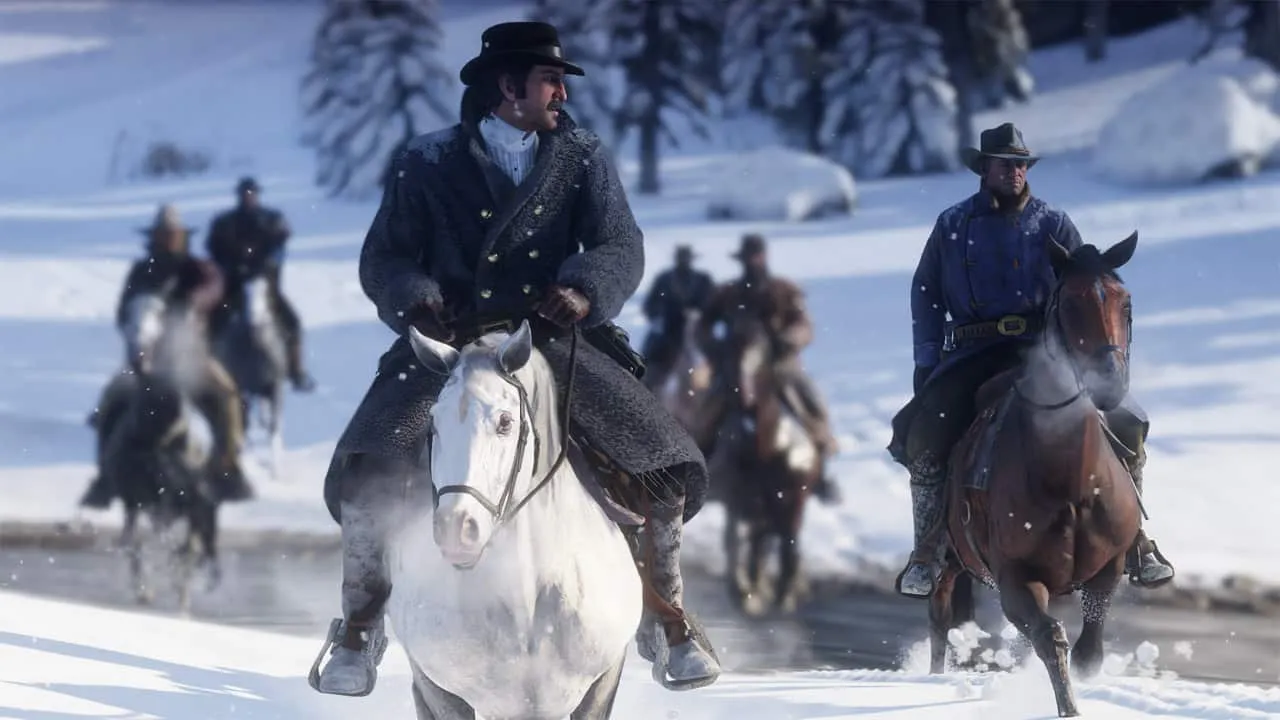 Néerlandais dans Red Dead Redemption 2 à cheval