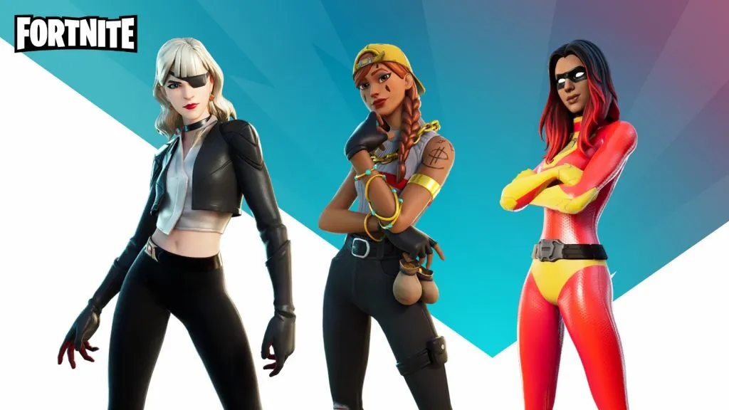 Peles femininas Fortnite