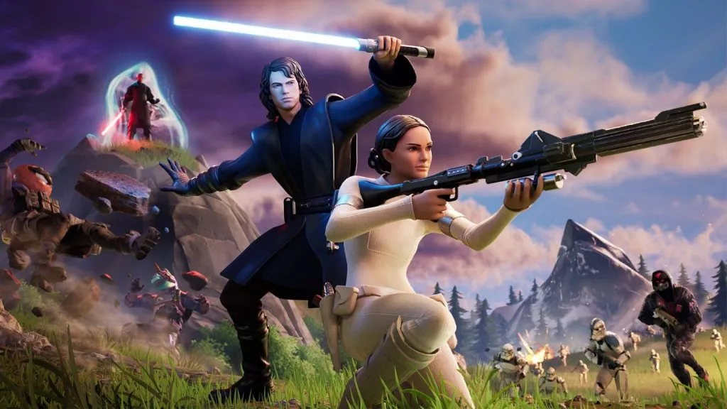 Máscaras de precuela de Fortnite x Star Wars