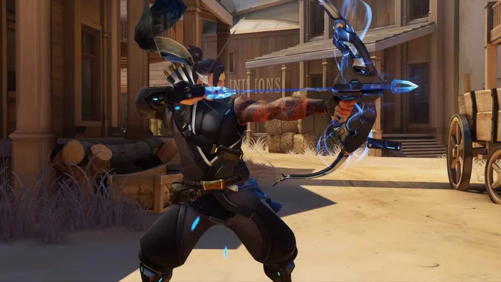 Hitbox strzałki ow2 hanzo