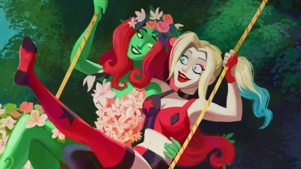 Harley Quinn et Poison Ivy dans Harley Quinn