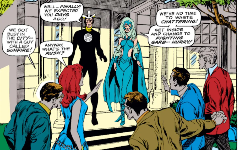 Havok und Polaris aus X-Men #65