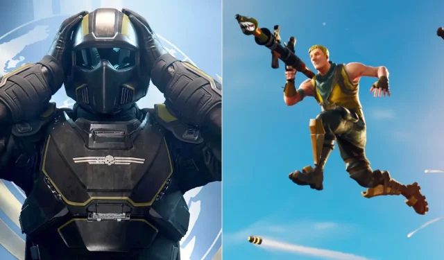 A skin Fortnite já em jogo é tão boa quanto uma colaboração do Helldivers 2