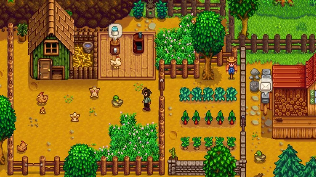 Zrzut ekranu z Stardew Valley.