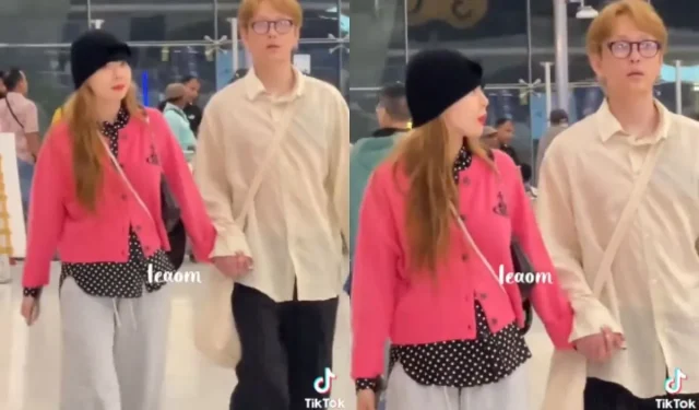 I K-netizen Mock Hyuna e Yong Jun-hyung mano nella mano all’aeroporto