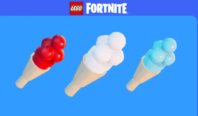 Cómo elaborar helado en LEGO Fortnite