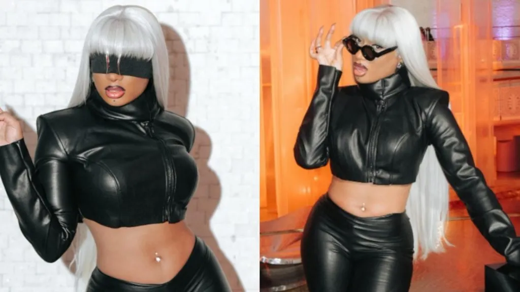 Megan Thee Stallion als Satoru Gojo aus Jujutsu Kaisen