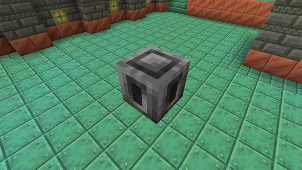 Una imagen de un Heavy Core en Minecraft.