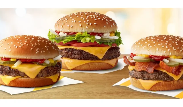 McDonald’s lanzará hamburguesas nuevas y mejoradas con el mayor cambio de menú en años