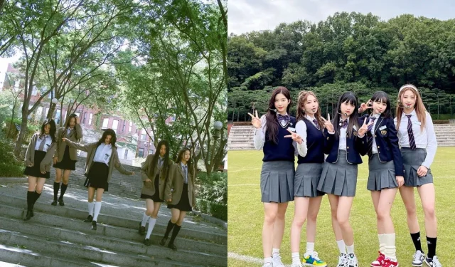 Les K-Netizens critiquent la tendance modifiée des uniformes scolaires des groupes de filles (ft. NewJeans, LE SSERAFIM) 