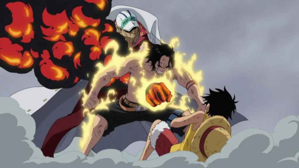 One Piece Ace Death en Summit War Saga
