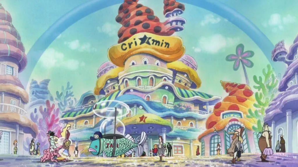 Una imagen de la isla Gyojin en One Piece