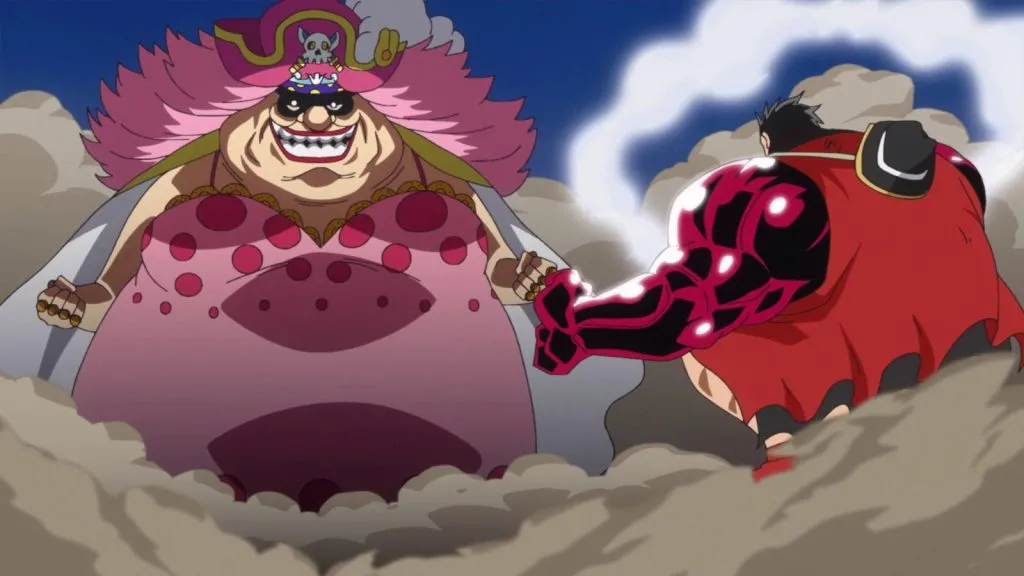 One Piece Luffy contra Big Mom