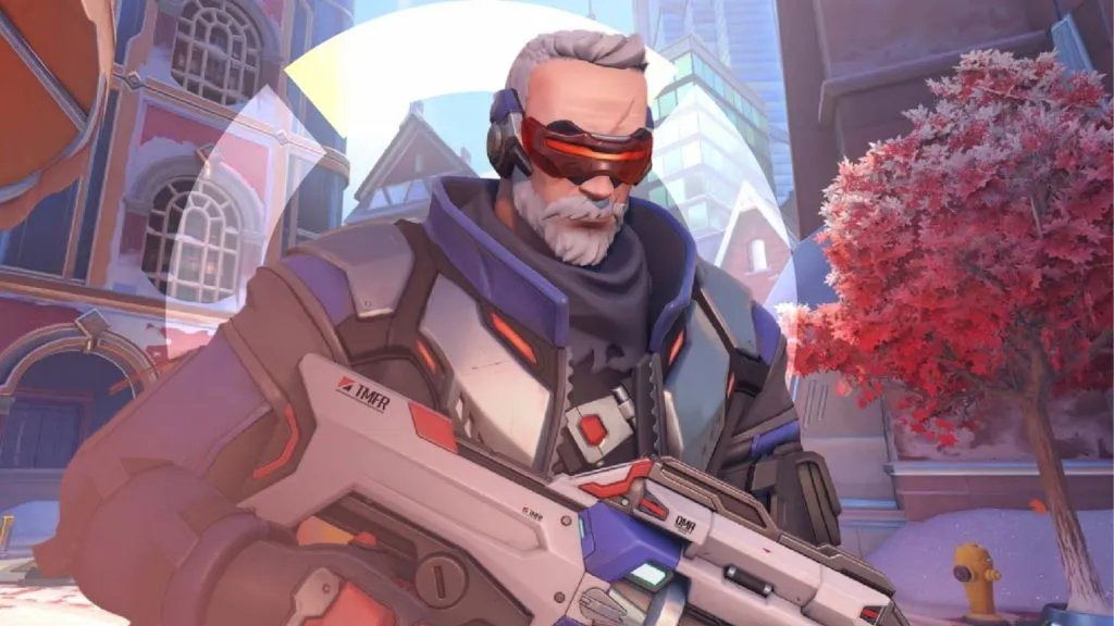 Soldat 76 posiert in Overwatch 2