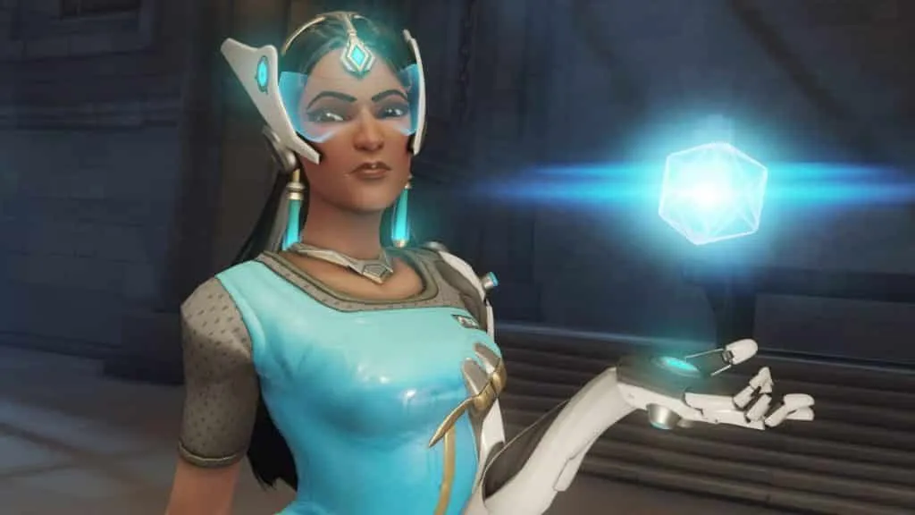 Immagine dell'intestazione della vittoria di Overwatch 2 Symmetra