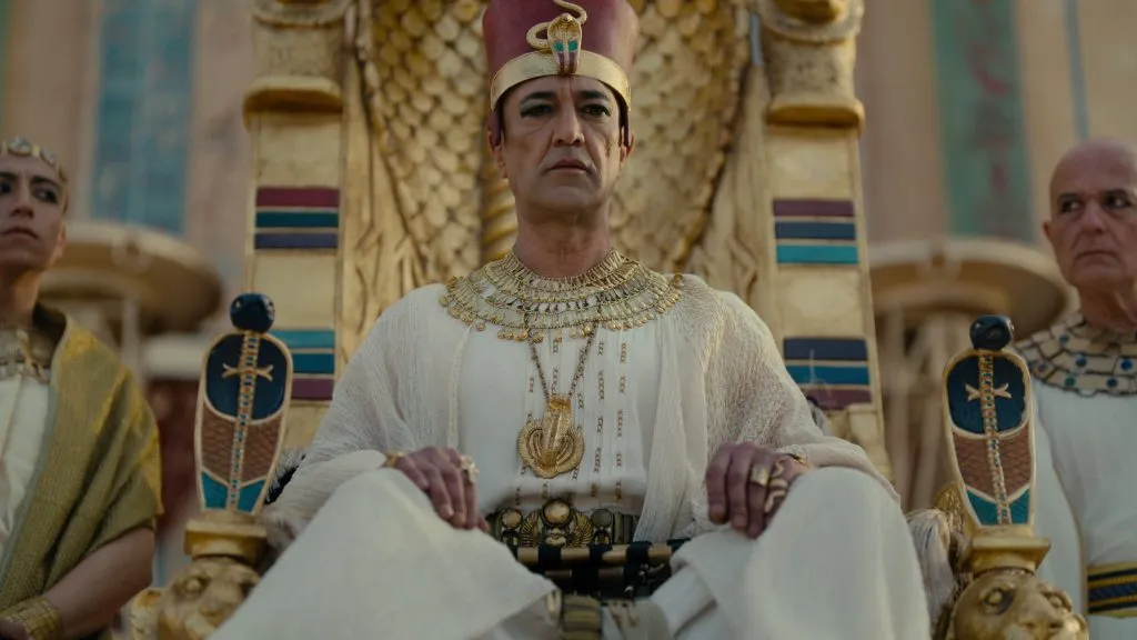 Der Pharao in der Netflix-Serie „Testament: Die Geschichte von Moses“