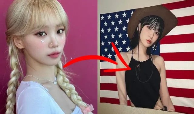 Foto de ‘soldado’ saudando bandeira com rosto de LE SSERAFIM Kim Chaewon se torna viral + bandeiras de ídolos ganham popularidade