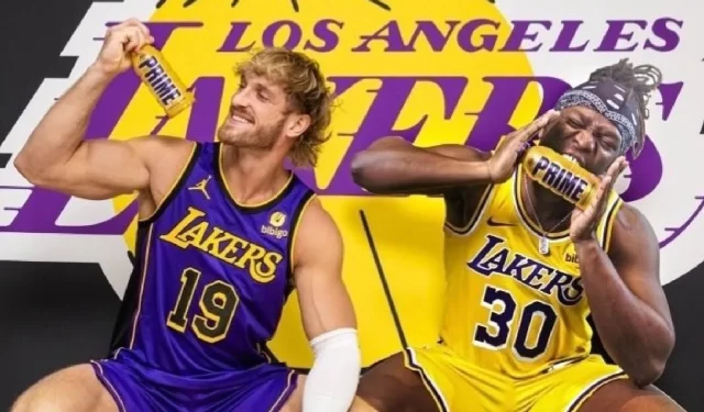 Logan Paul e KSI’s Prime fazem parceria com LA Lakers 