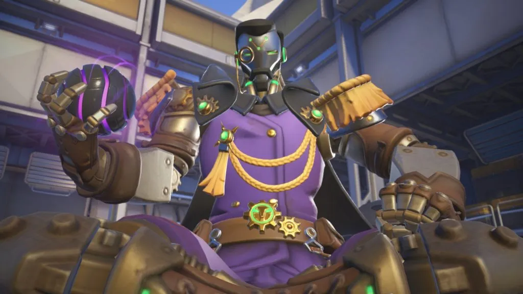 Uma captura de tela de Ramattra em Overwatch 2.