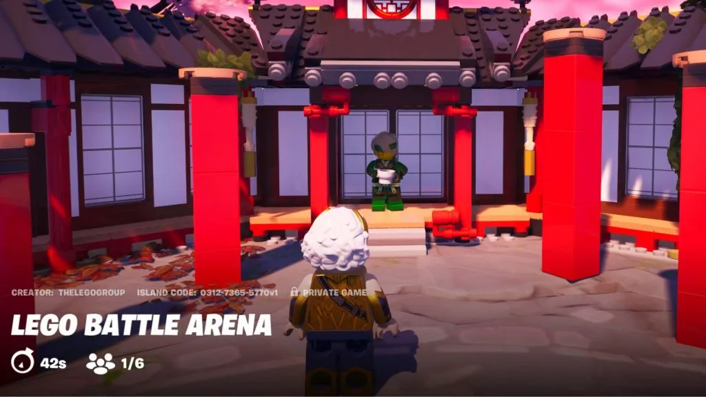 Arène de combat LEGO Fortnite