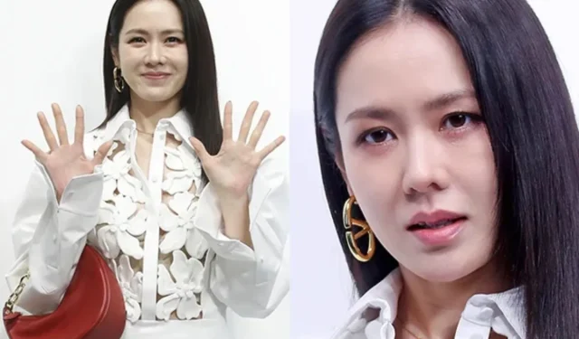 Sohn Ye-jin vs. Model: Wer trägt dieses Cutout-Outfit im Wert von 9.000 US-Dollar besser?