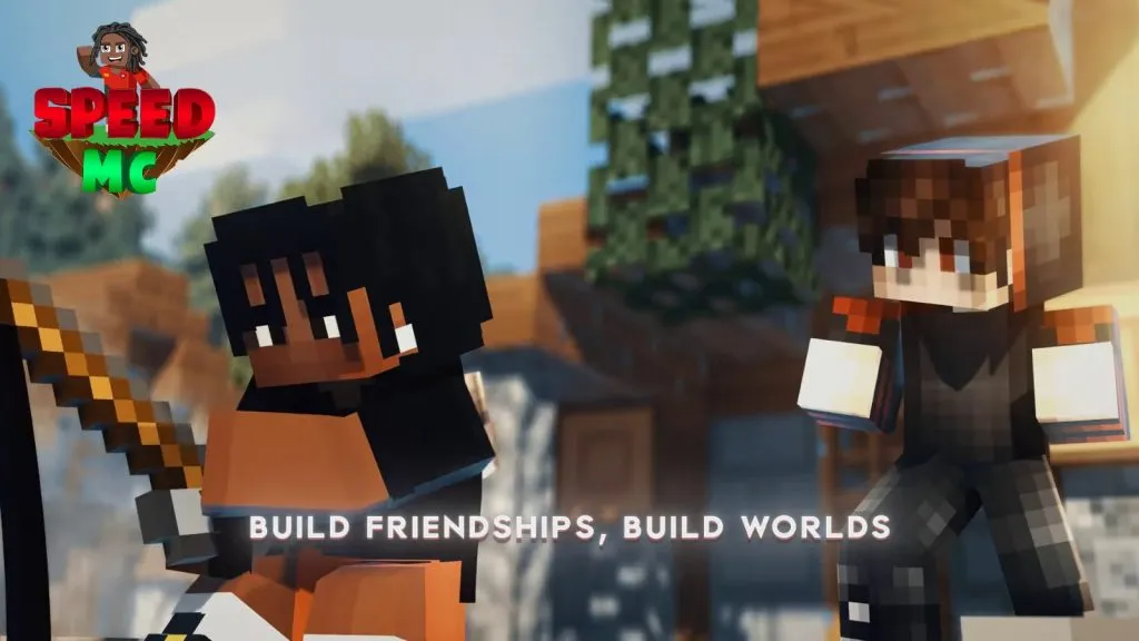 IShowSpeed ​​socializando el juego en el servidor de Minecraft