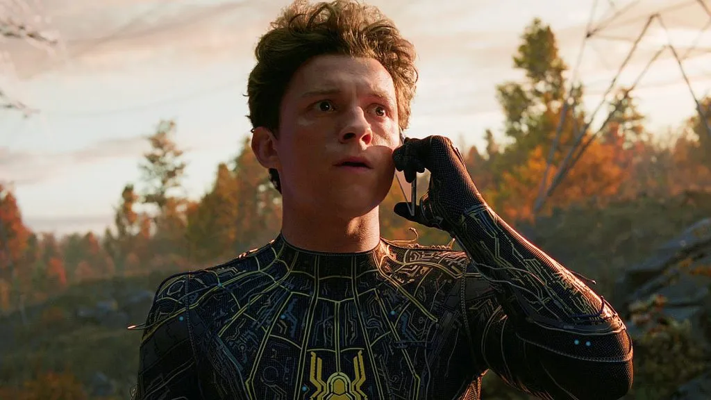 Tom Holland in Spider-Man: Nessuna via di casa