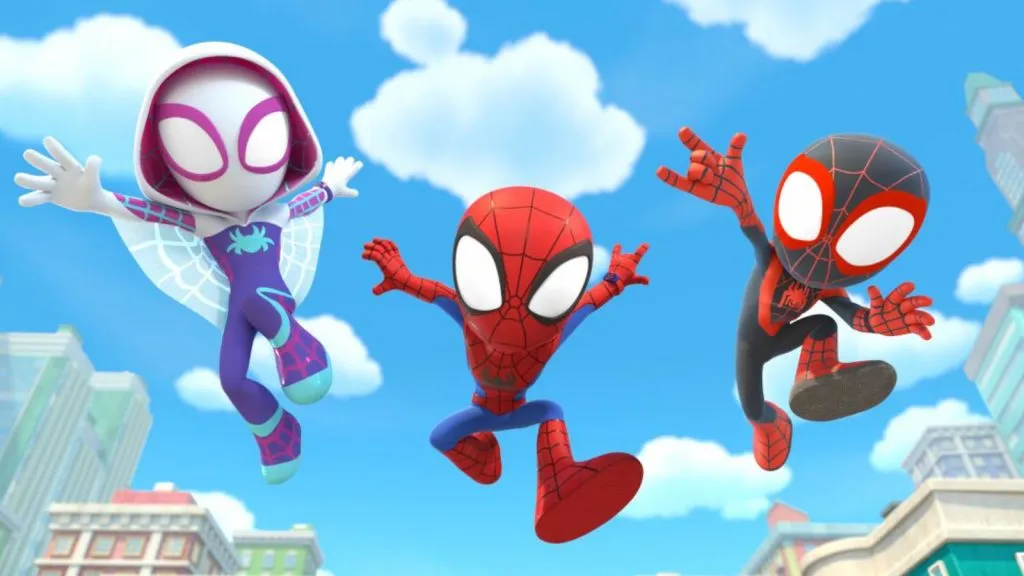 Ghost Spider, Spidey y Miles Morales de Spidey y sus increíbles amigos
