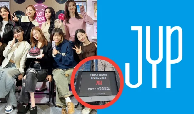 Fans de TWICE envían camiones de protesta a JYP Entertainment: este es el motivo