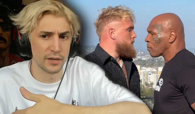 xQc diz que “não há chance” Mike Tyson vence luta de boxe com Jake Paul