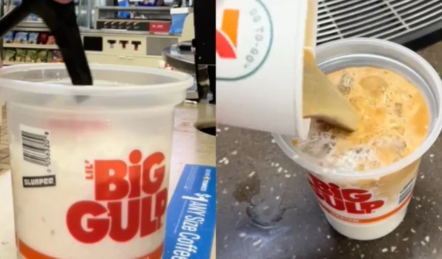 Mujer sorprende a TikTok al hacer macchiato helado de ‘Starbucks’ en 7-Eleven